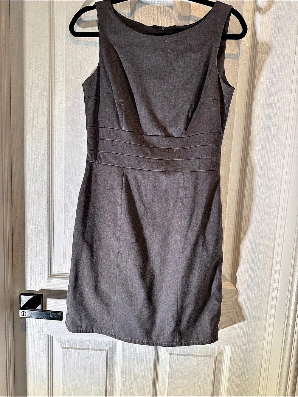 H&M Sleeveless Mini Dress in Gray Size 8